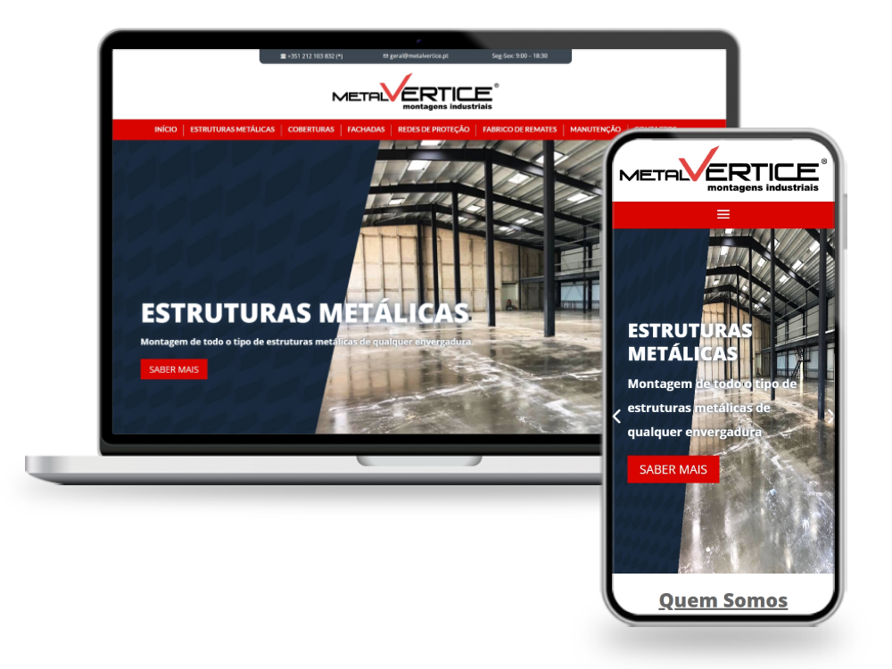 mockup metal vertice