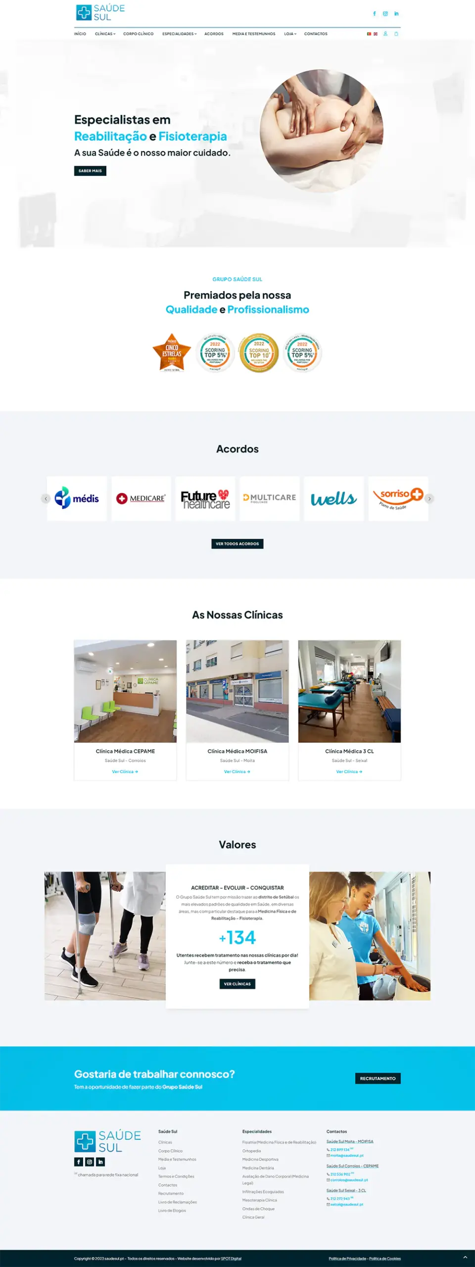 Site da Saúde Sul