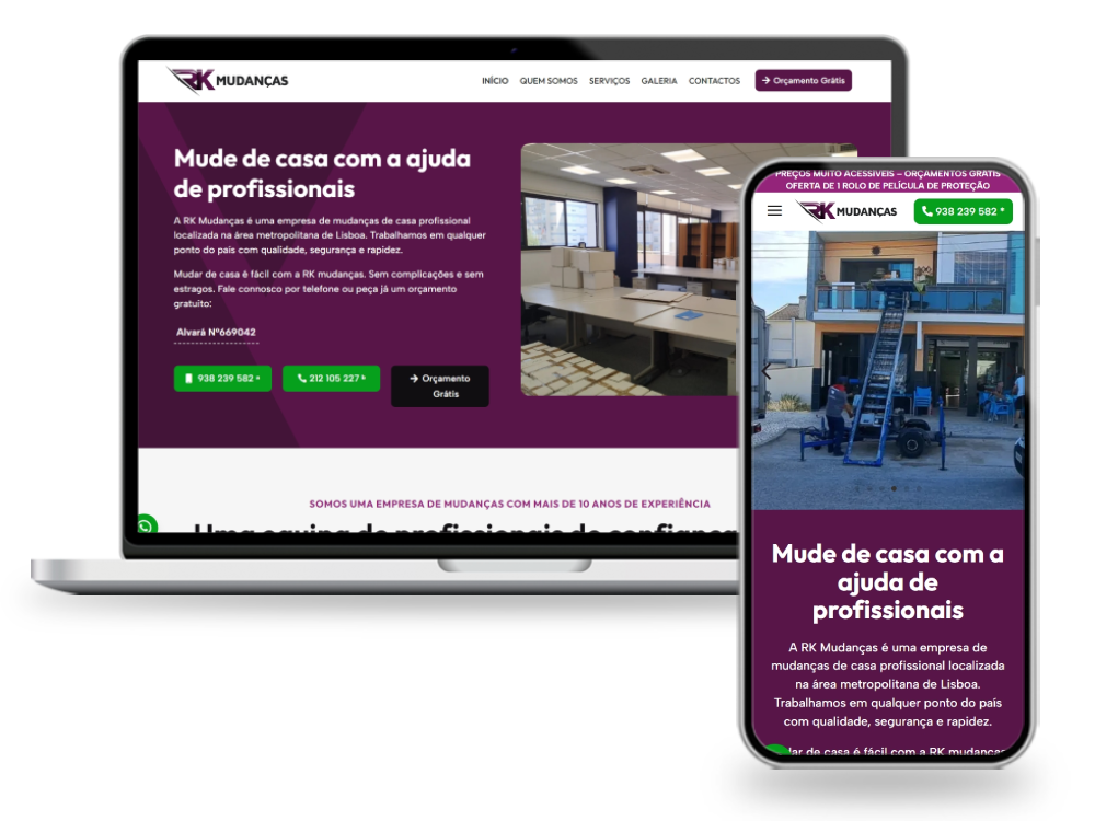 mockup rk mudanças