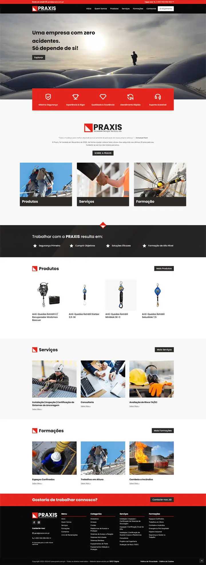 Website da Praxis